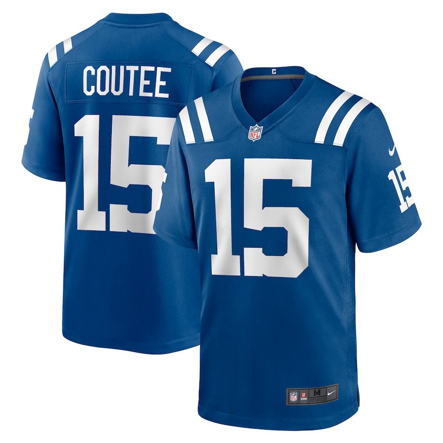 Men Indianapolis Colts #15 Keke Coutee Nike Royal Game NFL Jersey